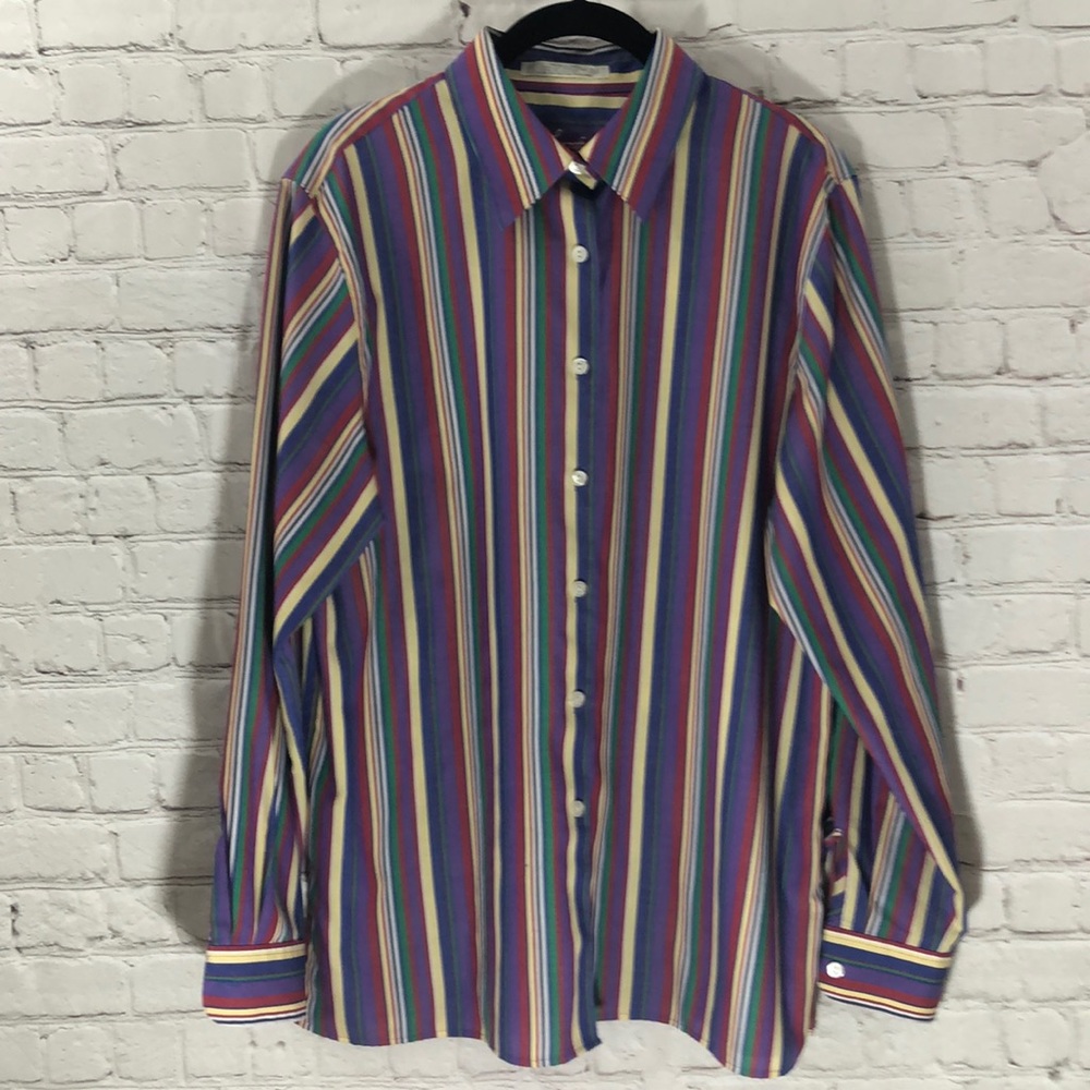 women’s foxcroft long sleeve button down